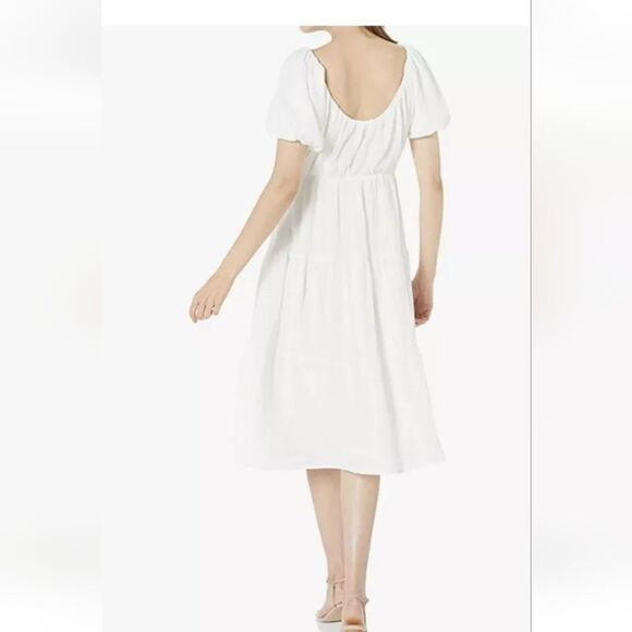 ASTR the label White snickered maxi dress  Size‎ Medium - Picture 2 of 14